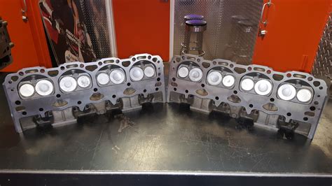 350 Chevy V8 Cast Iron Cylinder Heads Valve Job And Surface Rebuild