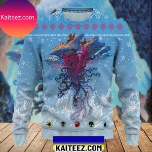 Game MTG Magic The Gathering Krenko Mob Boss Wool Ugly Sweater Kaiteez