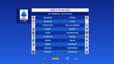 Calendario Serie A 2021 2022 Tutte Le Giornate