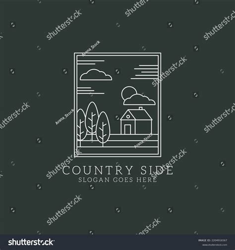 Homes With Country Side Logos Images Stock Photos Vectors