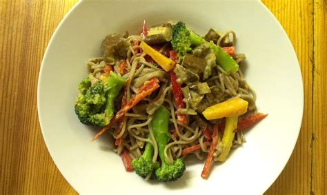 Buckwheat Noodles With Sesame Vegetables Tmi Food