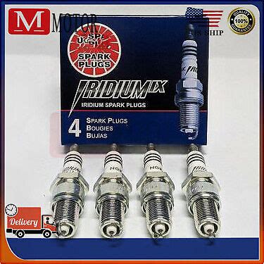 4pc CR9EIX Iridium IX Spark Plug For NGK SUZUKI GSXR Motorcycle Tune Up