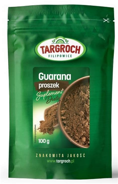 Guarana Proszek G Targroch Kofeina Energia Serce Natury