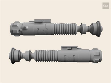 3d File Luke Skywalker Lightsaber Stl Return Of The Jedi V2・3d