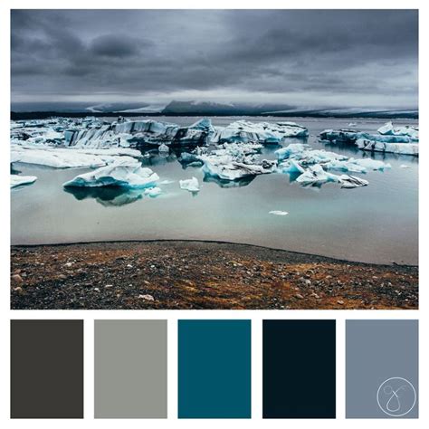 Icy Ocean Colour Palette Ocean Color Palette Beach Color Palettes