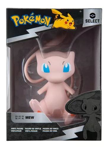 Figura de vinil Pokémon Mew de 10 cm na caixa de coleção selecionada