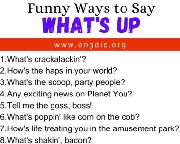 30 Funny Ways To Say Way To Go EngDic