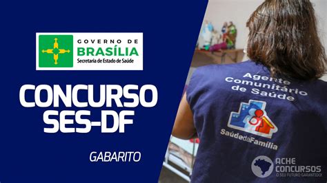 Gabarito SES DF 2023 Para AVAS E ACS Saiu Pela FUNATEC Resultado Dia 20