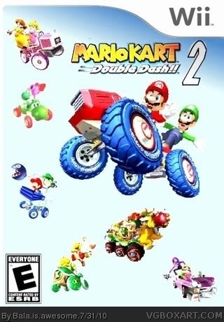 Mario Kart Double Dash!! 2 Wii Box Art Cover by Bala is awesome