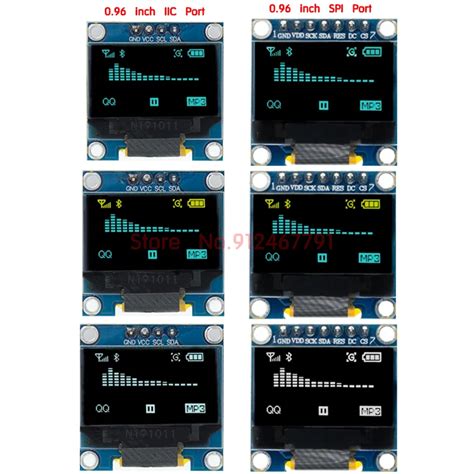 0 96 Inch IIC I2C Serial White OLED Display Module 128X64 SSD1306 12864