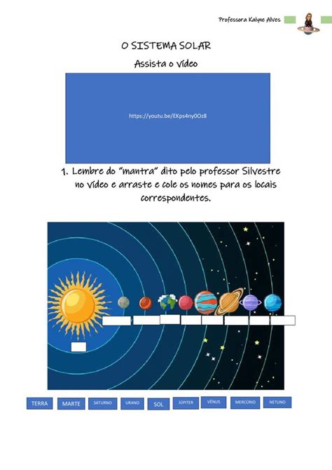 Sistema Solar E Movimentos Da Terra Interactive Worksheet Urano