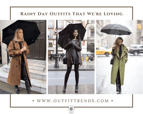 30 Best Rainy Day Outfits Ideas with Styling Tips