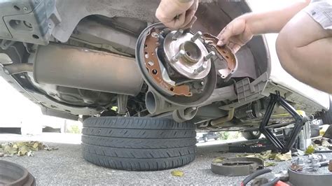 Prius Brake Pad Replacement Front Disc And Rear Drum YouTube