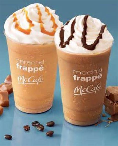 Mcdonalds Frappes Vanilla Mocha Caramel Coffee Frappe Recipe