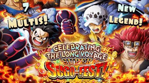 Optc New Legend Onigishima Trio Super Sugo 7 Multis Youtube