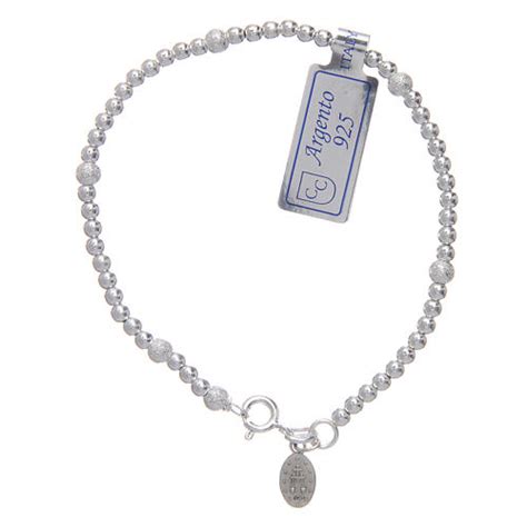 Pulsera De Plata 925 Con Medalla Milagrosa Venta Online En HOLYART