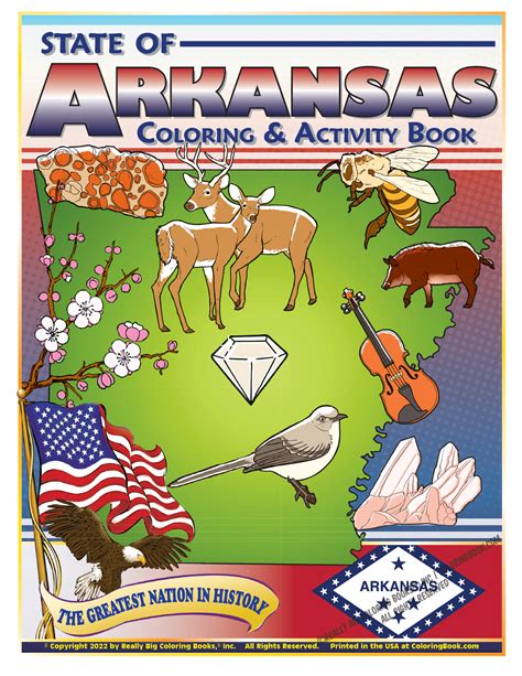 Arkansas State Coloring Book Imprint Coloring Books