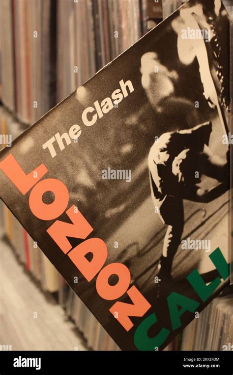 The Clash London Calling Album On Vinyl Format Stock Photo Alamy