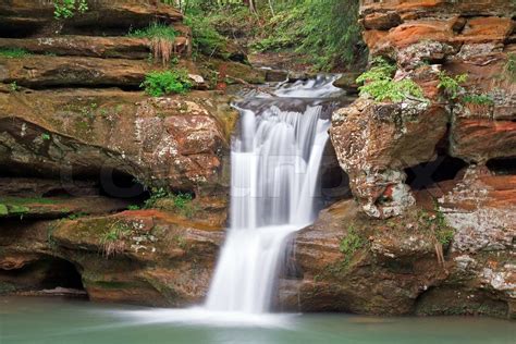 Waterfall in the Hocking Hills | Stock image | Colourbox