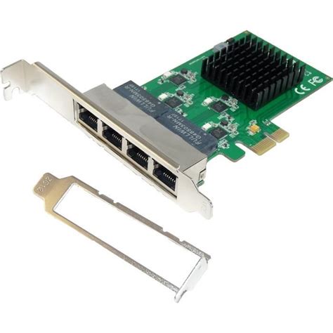 Carte R Seau Carte Controleur Pci Express Pcie Ports Rj Gigabit