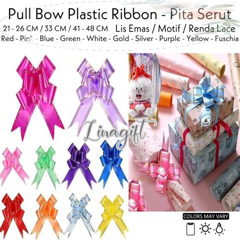 Jual Pak 10 Pc PITA TARIK JEPANG LIS EMAS PITA SERUT 26CM 33CM