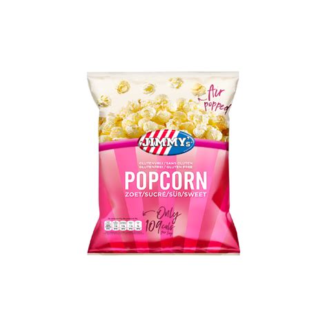 Jimmy S Popcorn Minibag Zoet 27G Mocca Food