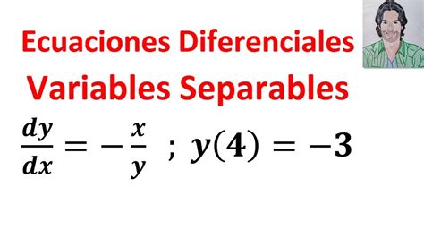 Y X Y Ecuaciones Diferenciales Ordinarias VARIABLES Separables