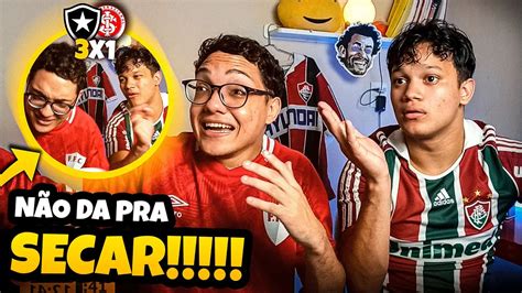 REACT BOTAFOGO 3X1 INTERNACIONAL l DIA HISTÓRICO l BRASILEIRÃO YouTube