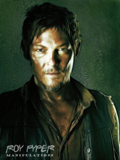 The Walking Dead Daryl Fractalius Ver3 By Roypyper On Deviantart