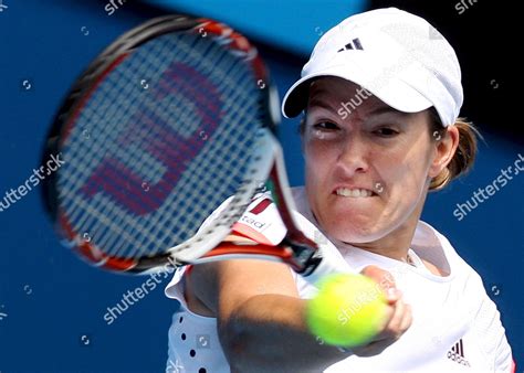 Justine Henin Belgium Returns Ball Olga Editorial Stock Photo Stock