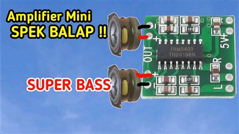 Cara Merakit Amplifier Mini Pam Youtube