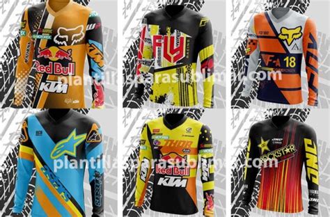 Sudaderas Motocross Full Print Vectores Plantillas Plantillas Para