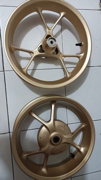 Jual Velg Yamaha Aerox Original Bawaan Motor Tahun Warna Gold