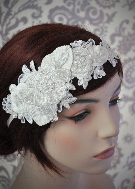 Lace Headpiece Bridal Hair Headpiece Bridal Headband Bridal Headpieces Lace Hair Accessories