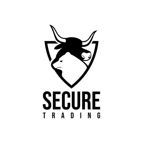 bear and bull trading logo template | Logo templates, Print design art ...