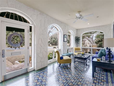 A Stone Mansion In San Antonios Olmos Park Area With 3 Second Floor