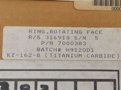 Byron Jackson 7000383 Rotating Face Ring GPM Surplus