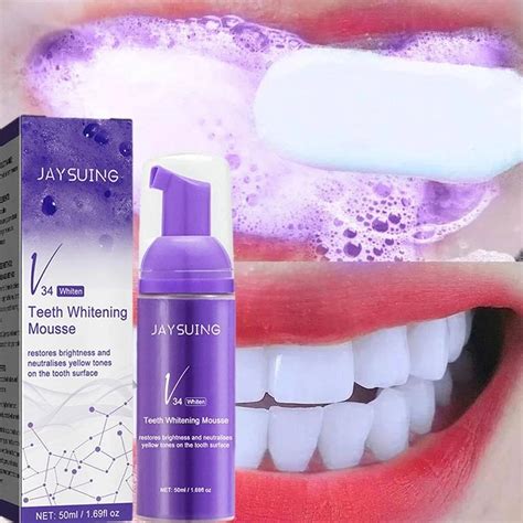 Mousse Blanqueador Dental Elimina Las Manchas Limpieza Profunda