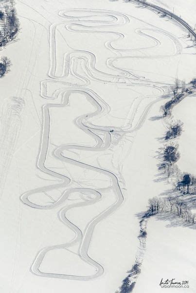 Pond Ice Race Track Arial Photo Stories Eat Sleep Ride