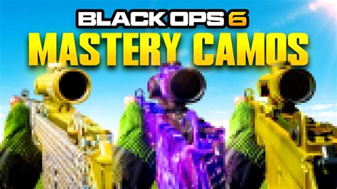 EVERY MASTERY CAMO IN BLACK OPS 6 YouTube