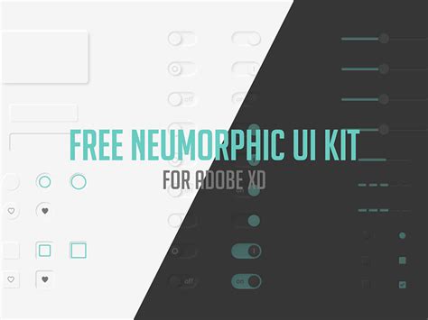 Kit De Interfaz De Usuario Neum Rfica Para Adobe Xd Plantillas Psd