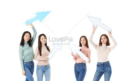 Young And Energetic Girlfriends And Sisters Take Arrows Picture And Hd