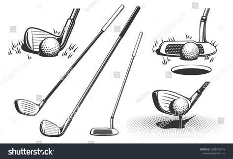 Golf Putter Vector