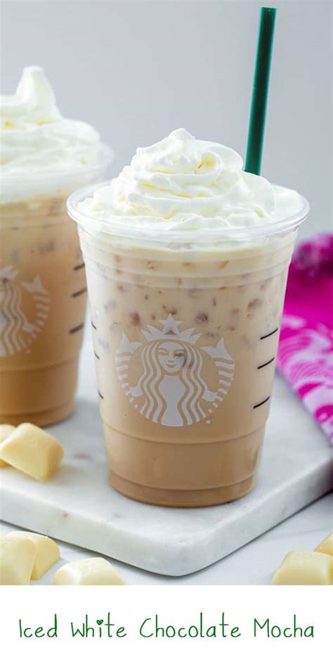 Easy Homemade Iced White Chocolate Mocha Recipe