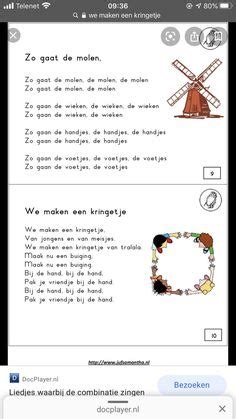 Idee N Over Vingerversjes Liedjes In Liedjes Kinderliedjes