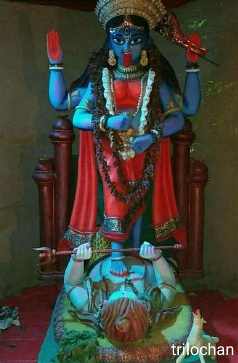 Pin By Aljapur Chandra Prakash On Kaali Maa Ji Kali Statue Kali