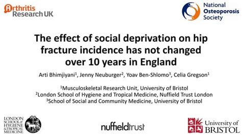 Osteoporosis 2016 The Effect Of Social Deprivation On Hip Fracture