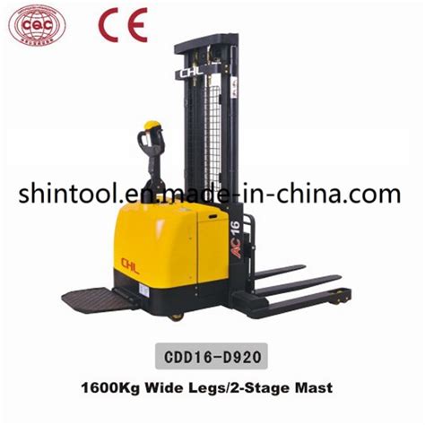 Ton Electric Stacker Cdd D With Wide Legs China Wide Leg