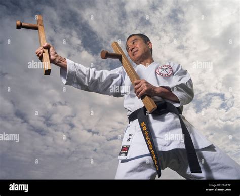 Karate And Kobudo Master Yukio Kuniyoshi Kaicho Of Ryukyu Kobudo Hozon