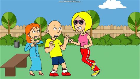 Karen Beats Up Caillou And Rosie At The Parkarrested Youtube